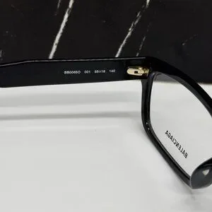 NEW BALENCIAGA EYEGLASSES BB0065O 001 BLACK WOMEN SQUARE EYEWEAR NEW BALENCIAGA EYEGLASSES BB0065O 001 SQUARE BLACK WOMEN  main image 4